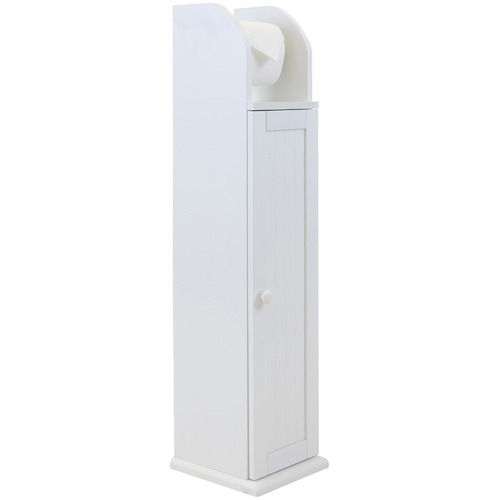 White Maine Toilet Roll Storage Cabinet