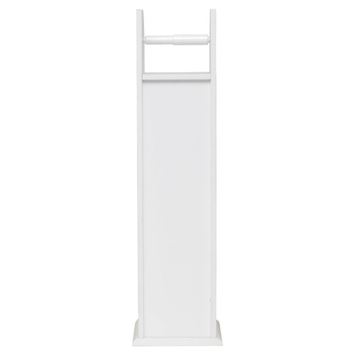 In Home Furniture Style White Classic Toilet Roll Holder Storage