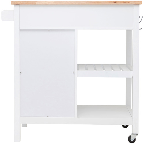 West Valley Interiors Wooden Kitchen Trolley with Drawers Temple
