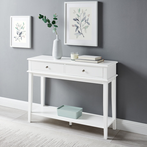 Temple and webster on sale white console table