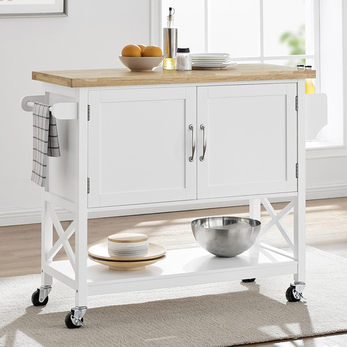 West Valley Interiors Elwood Kitchen Trolley | Temple & Webster