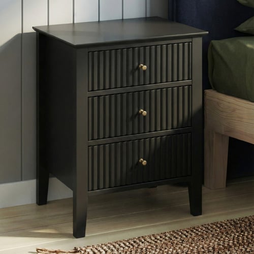 Amara 3 Drawer Bedside Table