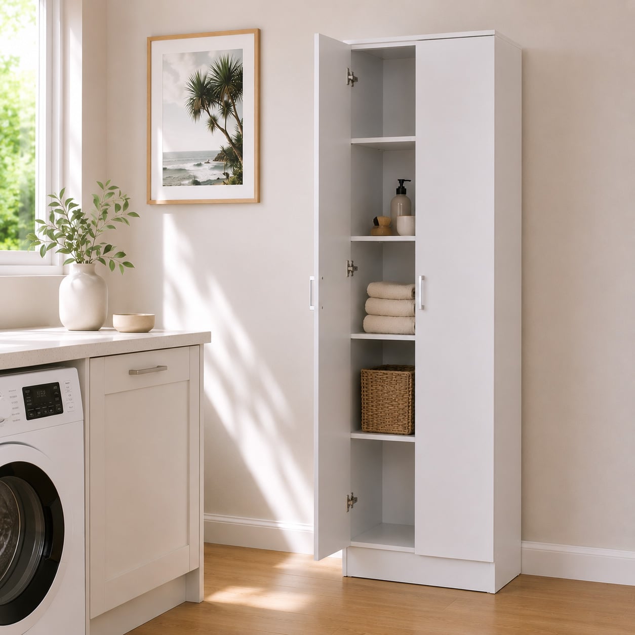 Multi-Purpose Double Door Cupboard