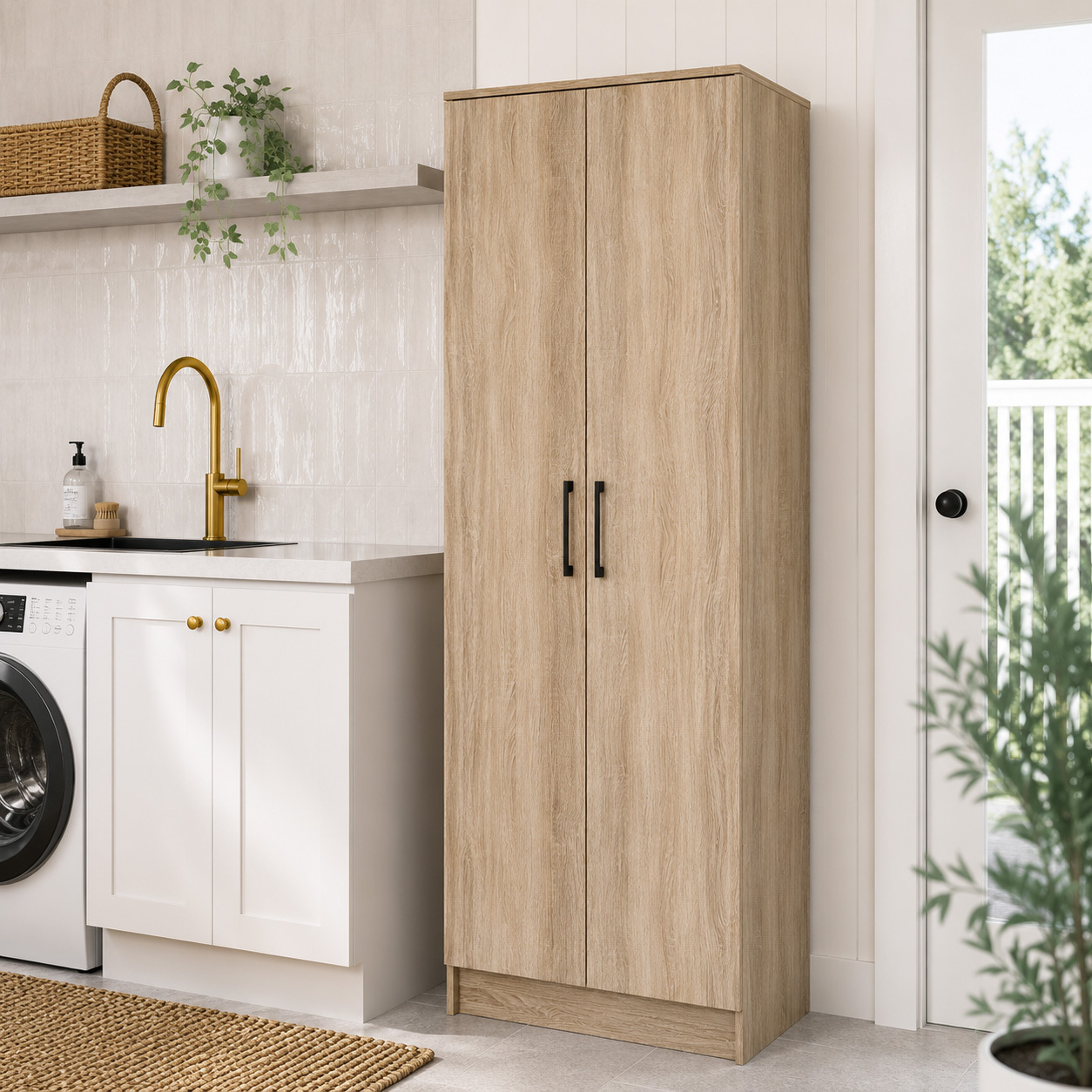 Multi-Purpose Double Door Cupboard