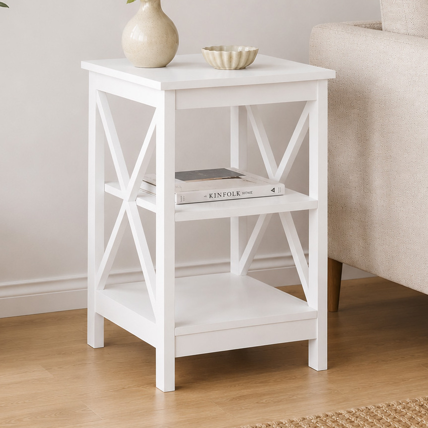 Long Island 2 Shelf Side Table