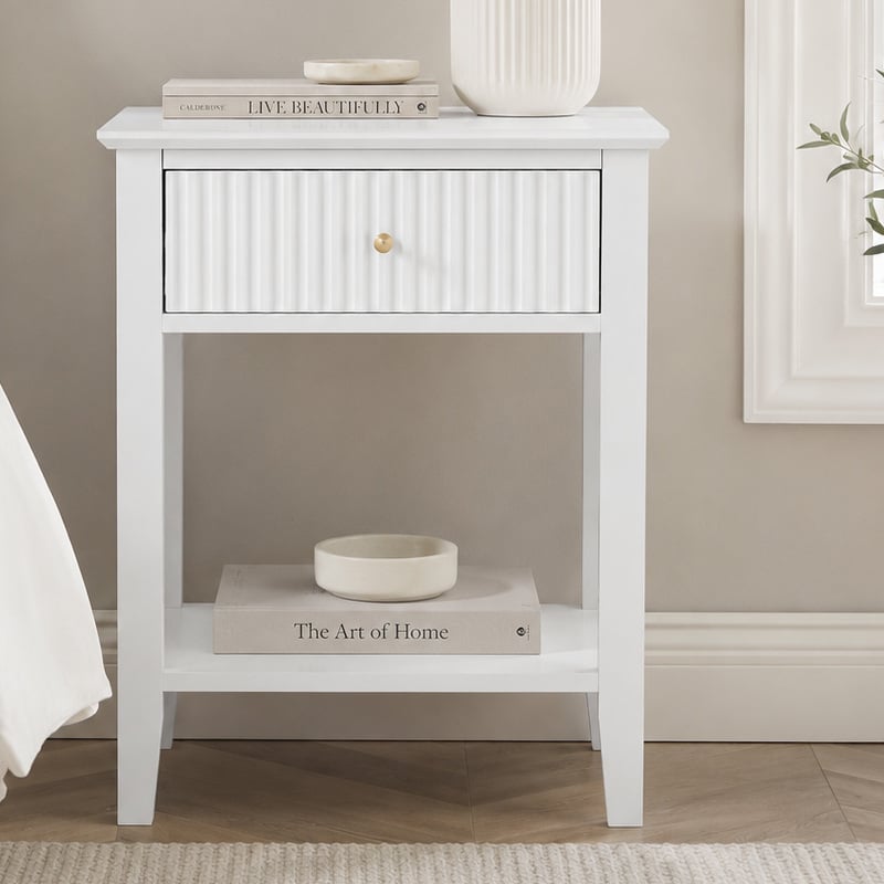 Amara 1 Drawer Bedside Table
