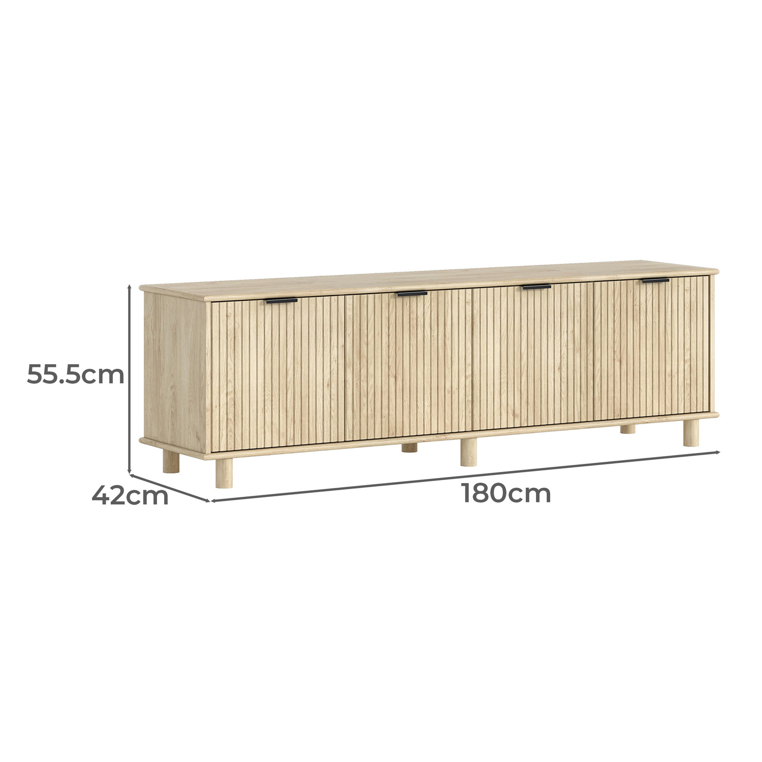Astar 4 Door Entertainment Unit
