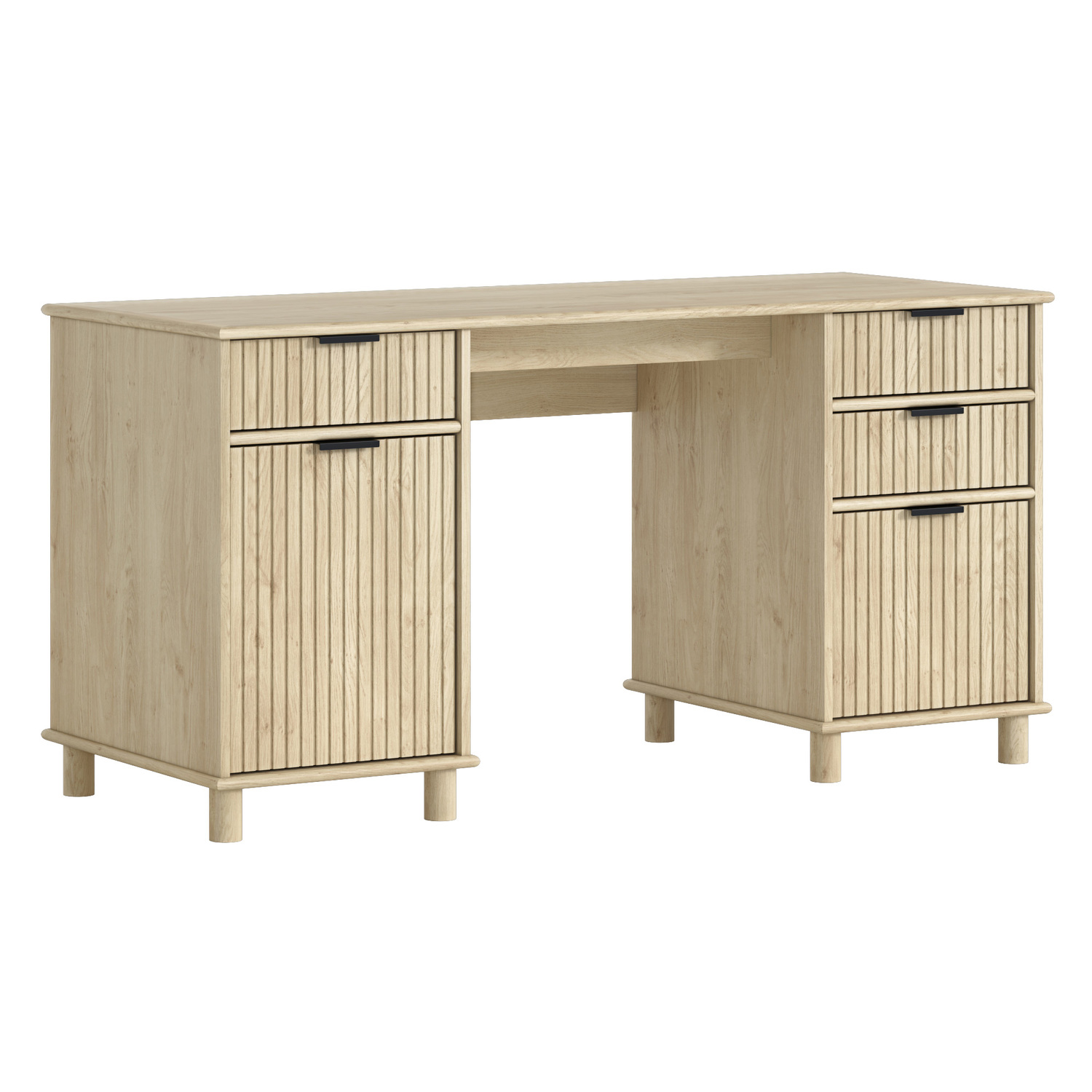 Astar 4 Drawer Computer Desk