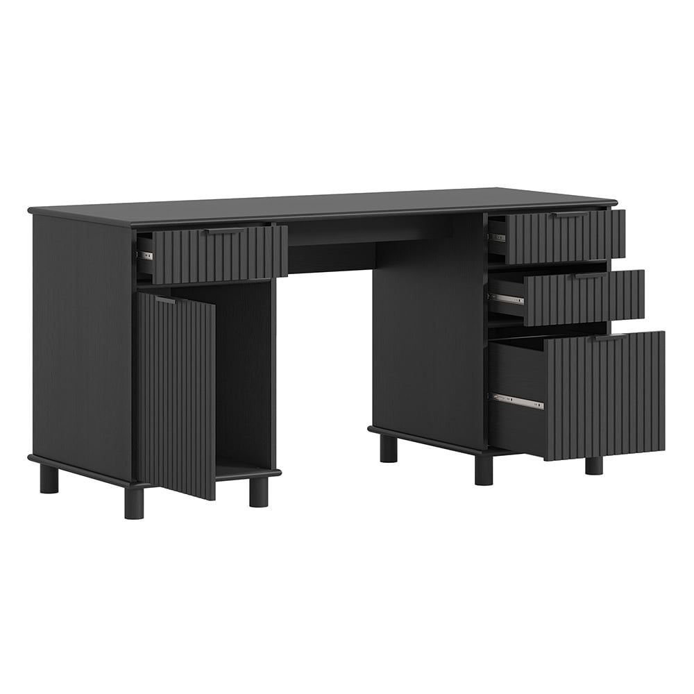 Astar 4 Drawer Computer Desk
