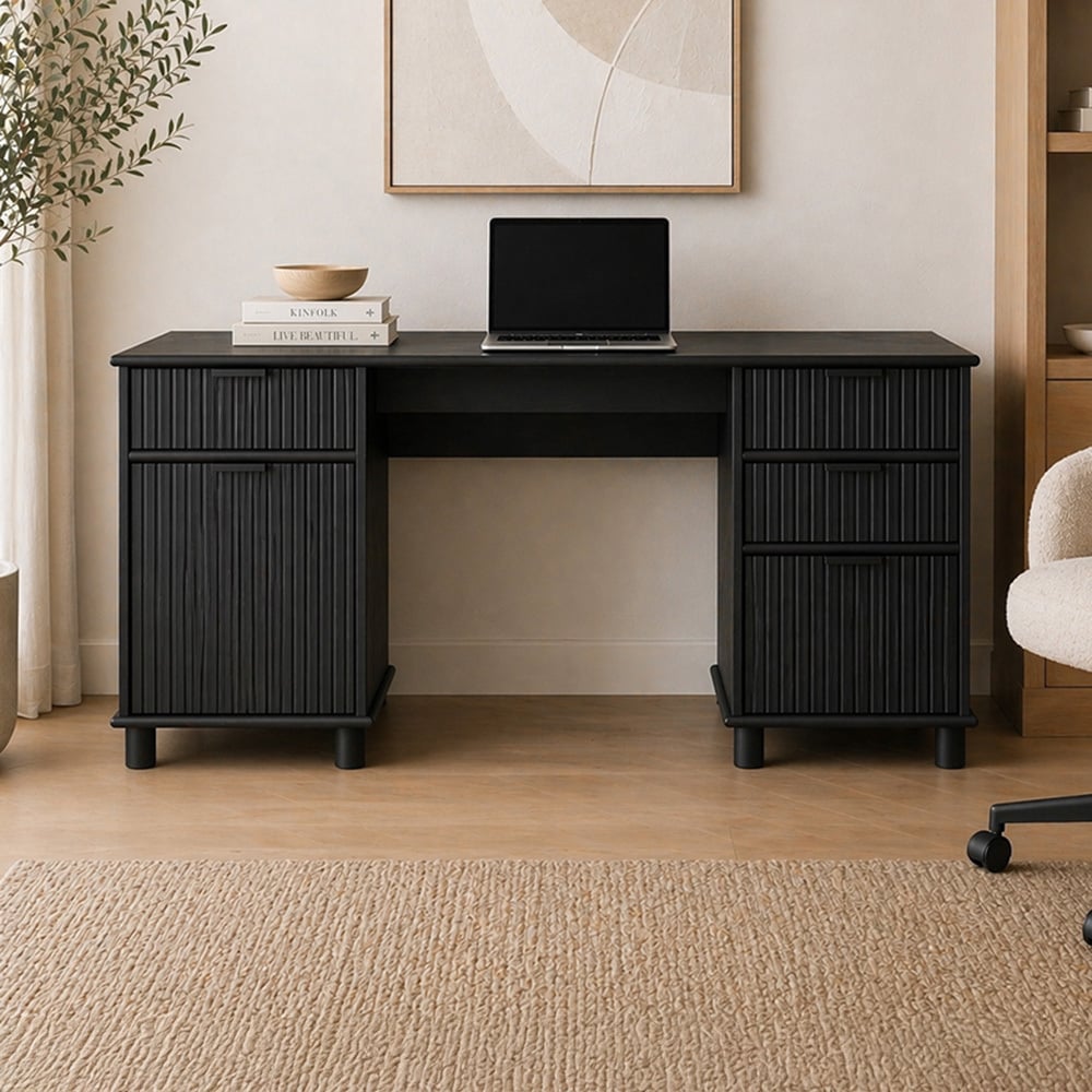 Astar 4 Drawer Computer Desk