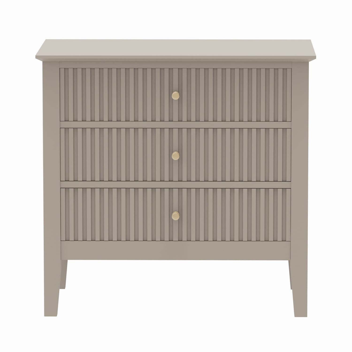 Large Amara 3 Drawer Bedside Table