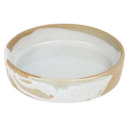 White & Brown Forager 16cm Stoneware Bowl