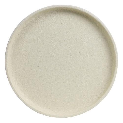 Cream Platform 23cm Stoneware Entrée Plate