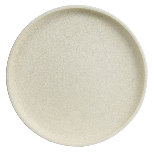 Cream Platform 26cm Stoneware Dinner Plate