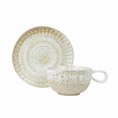 2 Piece Celyon 200ml Stoneware Cup & Saucer Set