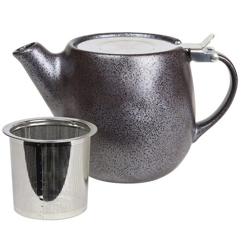 Black Earth 500ml Porcelain Teapot