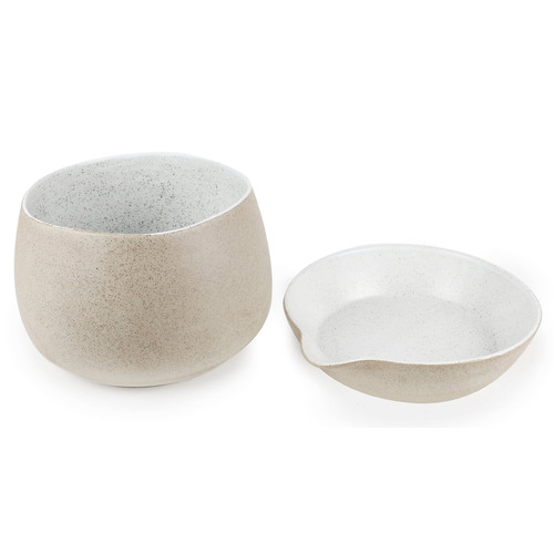 White & Cream Garden To Table Self Watering Planter