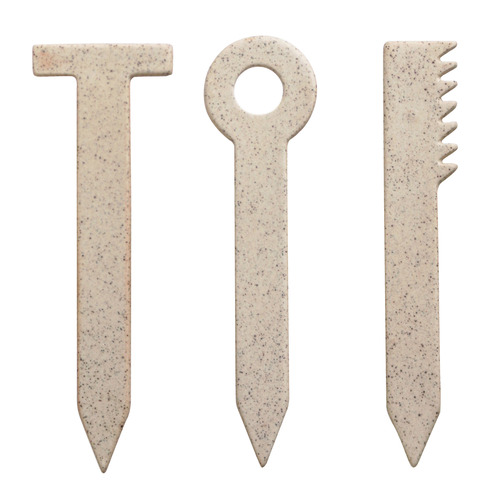 3 Piece Handy Little Things Herb Garden Stake Set