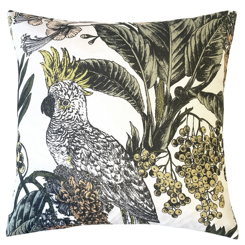 Cockatoo Square Outdoor Cushion