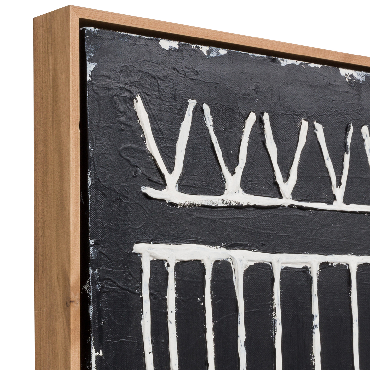 Sienna Black Framed Painted Wall Art