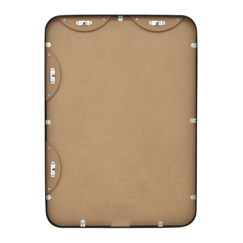 Halo Curve Rectangular Metal Wall Mirror