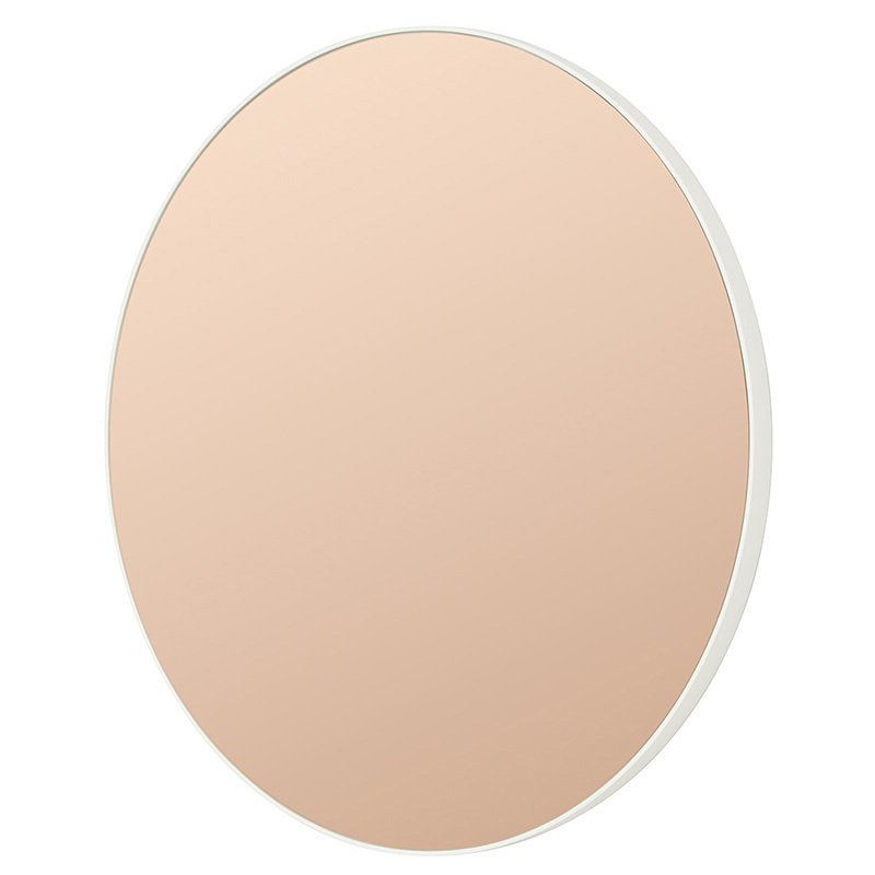 Rosie Tinted Round Wall Mirror
