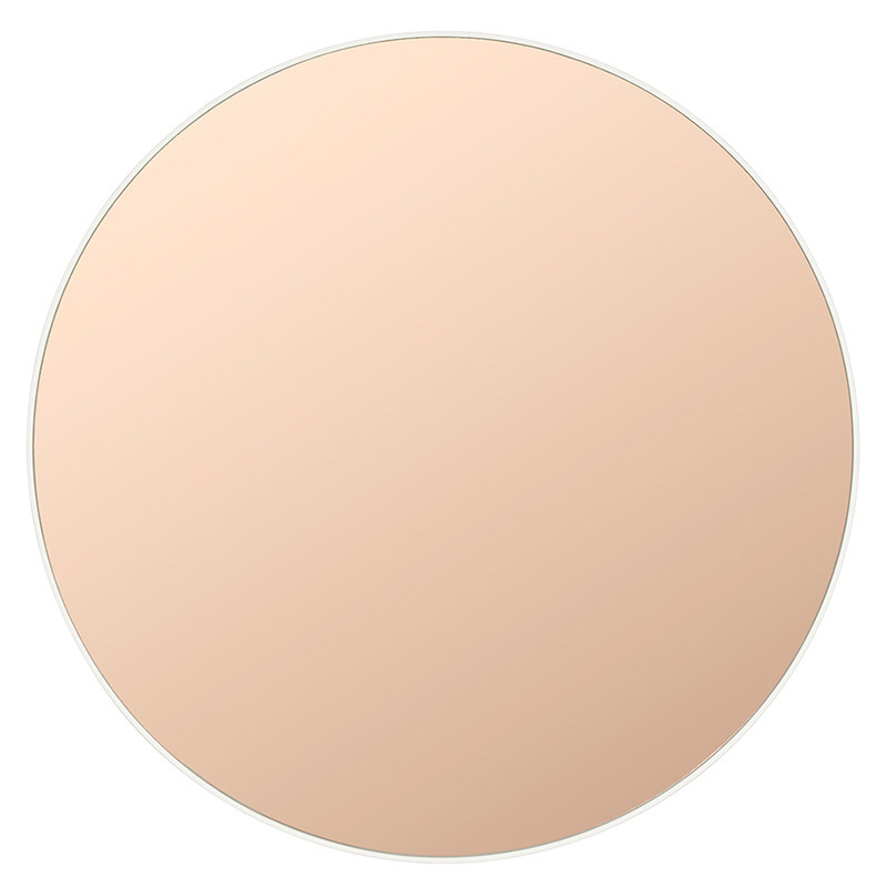Rosie Tinted Round Wall Mirror