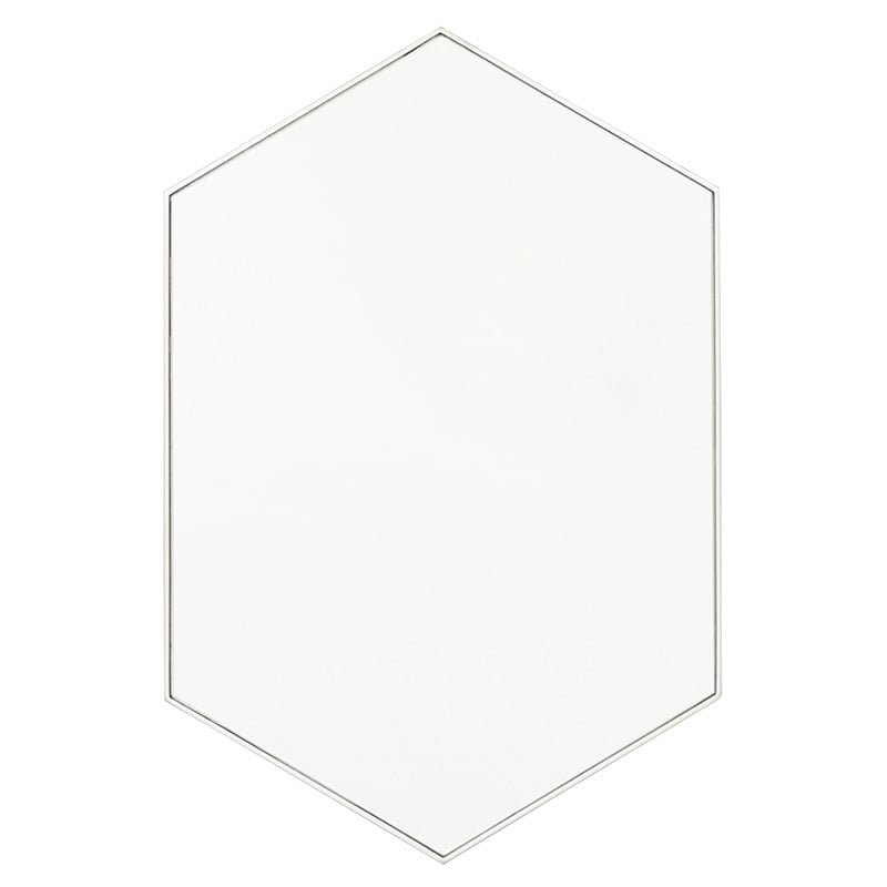 Silver Cecil Hexagonal Wall Mirror