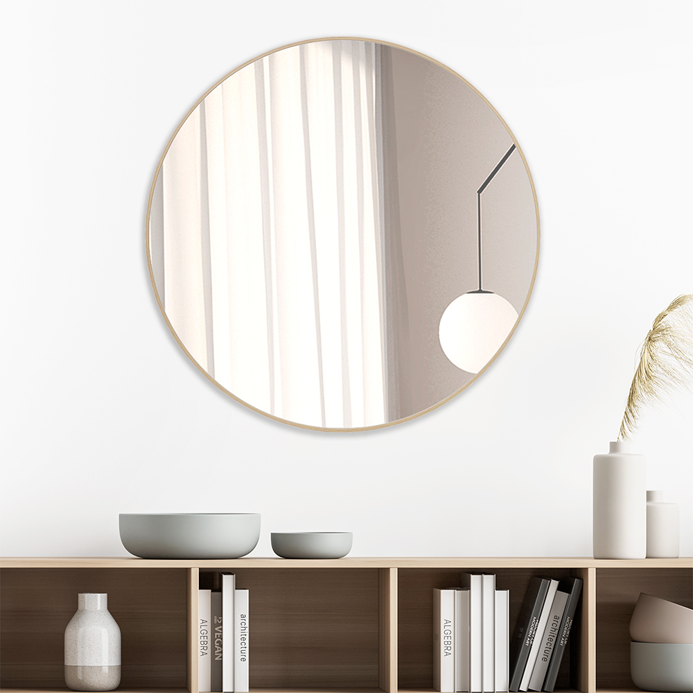 Halo-Round-Aluminium-Mirror