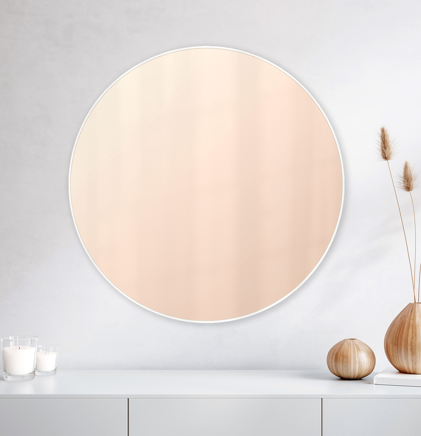 Tinted-Rosie-Round-Wall-Mirror
