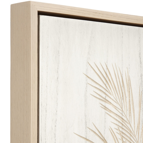 Decorative Palm I Wooden Framed 3D Wall Art