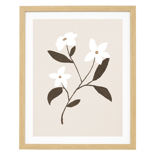 Daisies In Bloom Framed Paper Print Wall Art