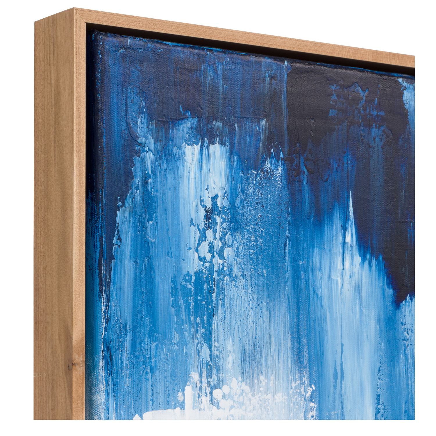 Mila 1 Hand Painted Framed Canvas Wall Art
