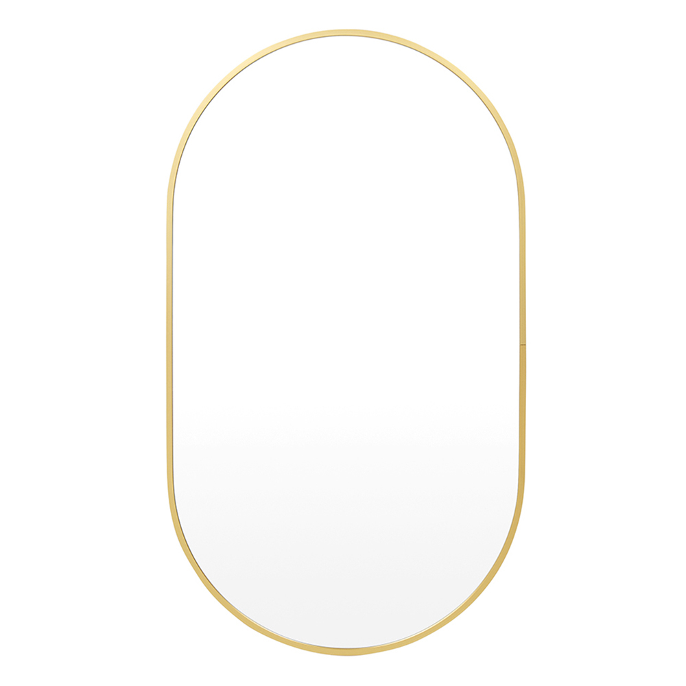 Halo Oval Metal Wall Mirror