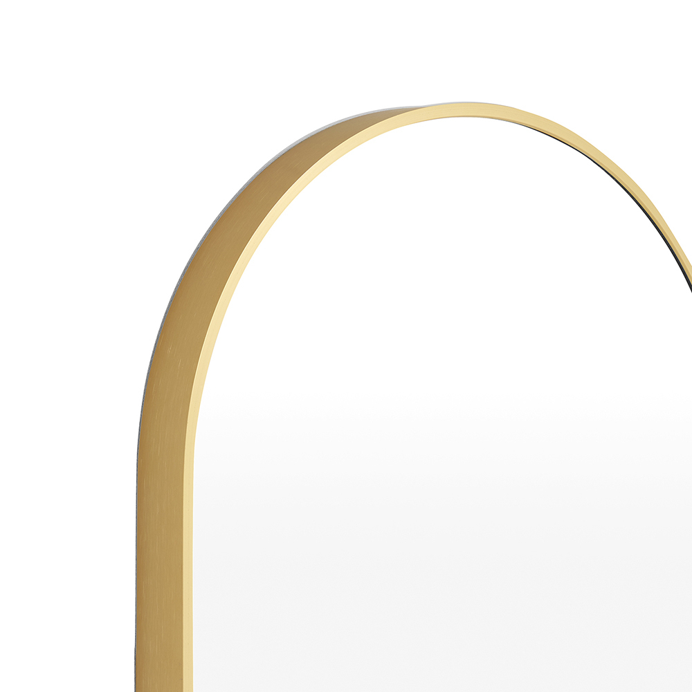 Halo Oval Metal Wall Mirror