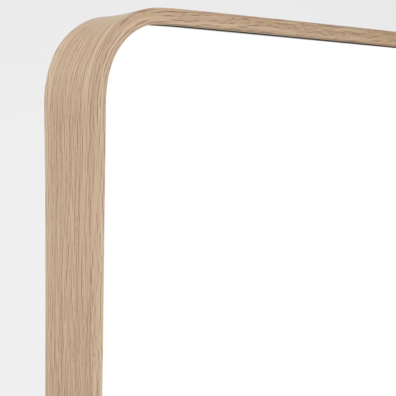 Halo Curve Standing Mirror