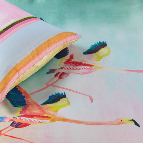 Colourful Birds Cotton Quilt Cover Set