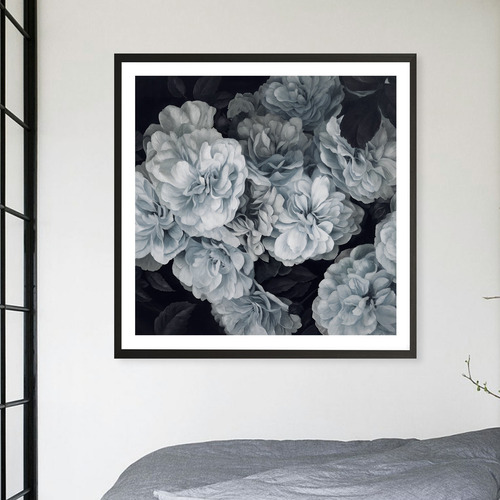 Blue Blooms Printed Wall Art | Temple & Webster