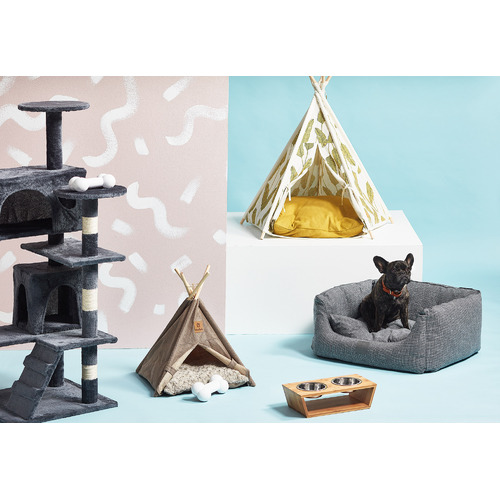 t&s sorrento ash grey dog bed