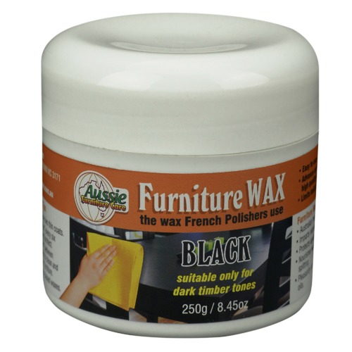 AussieFurnitureCare Black Furniture Wax Polish Temple & ster