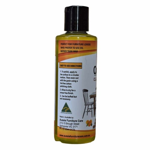 AussieFurnitureCare Orange Oil Furniture Polish Temple & ster
