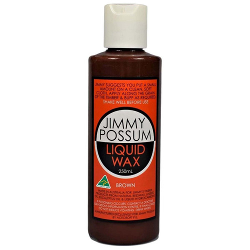 2 Piece Brown Furniture Paste & Liquid Wax Set