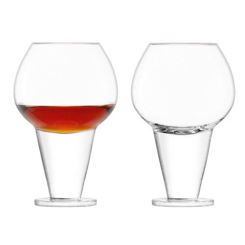 Clear Rum Tasting Glasses Temple & ster