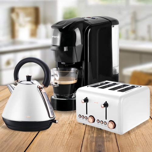 3 Piece Xavier Toaster, Kettle & Coffee Machine Set