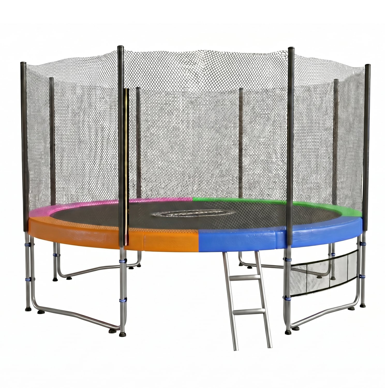 Kahuna Oval Trampoline with Basketball Set