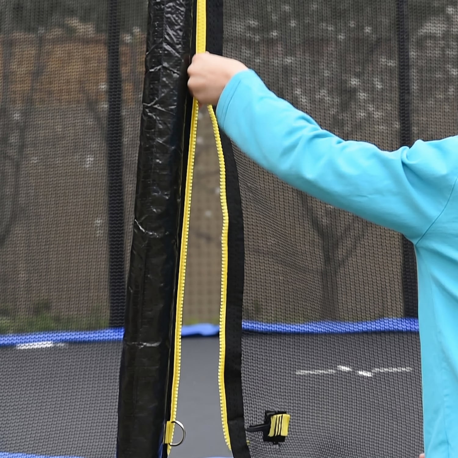 Kahuna Oval Trampoline with Basketball Set