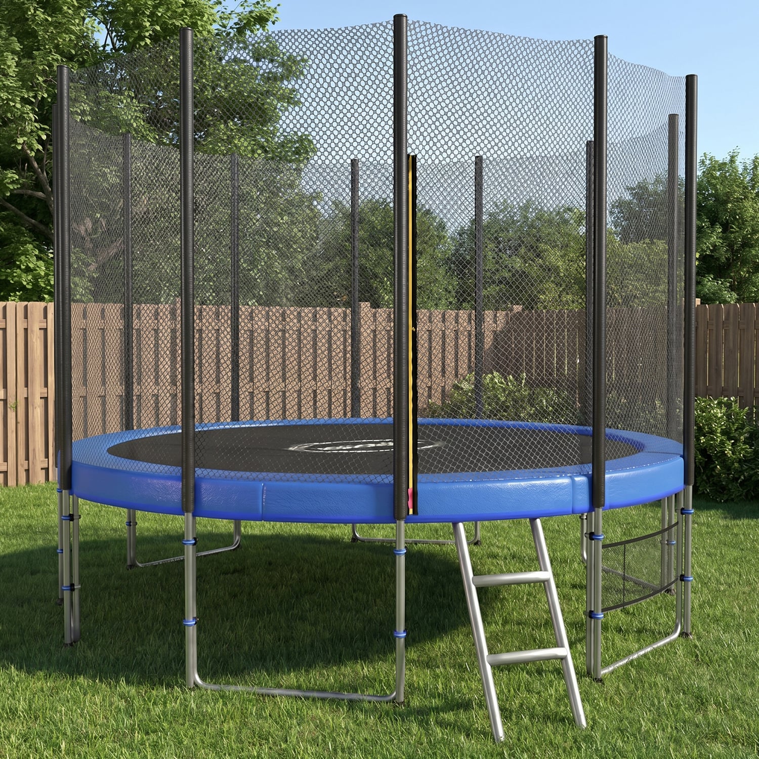 Blizzard Blue Trampoline