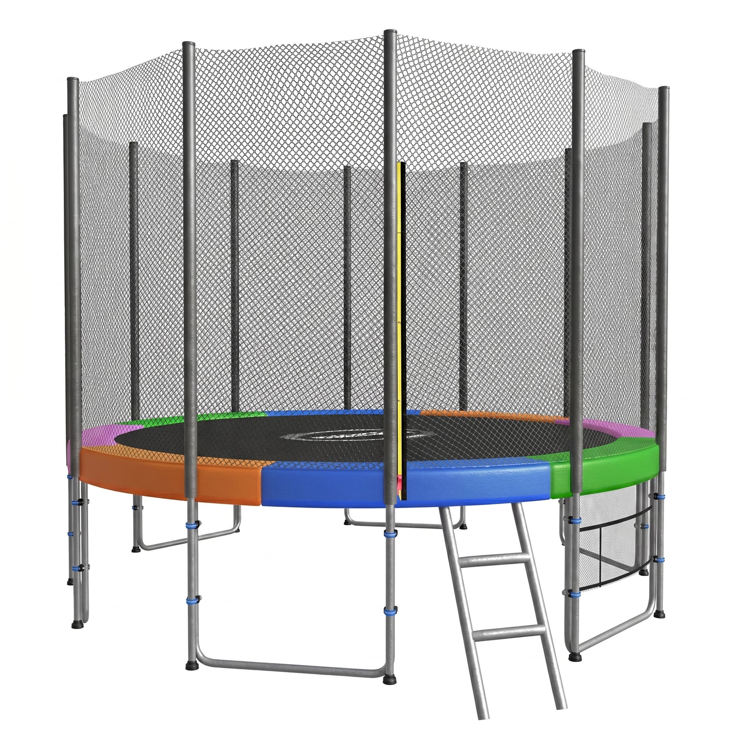 Kahuna Oval Trampoline with Basketball Set