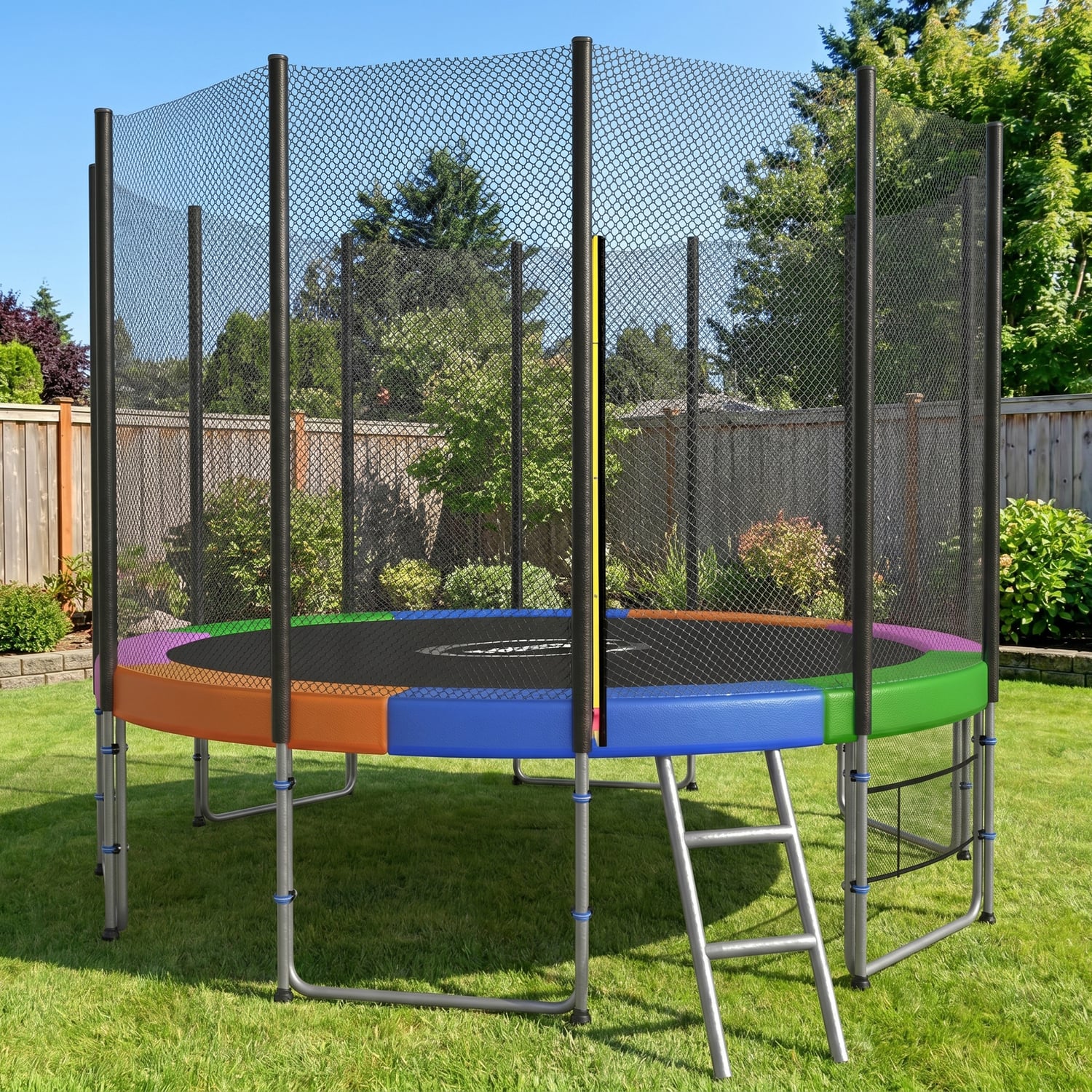Kahuna Oval Trampoline with Basketball Set