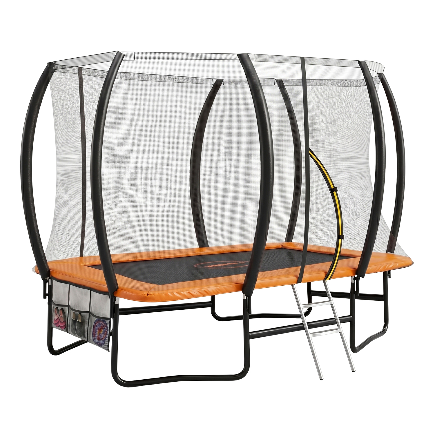 Kahuna 9ft Steel Trampoline with Basketball Set